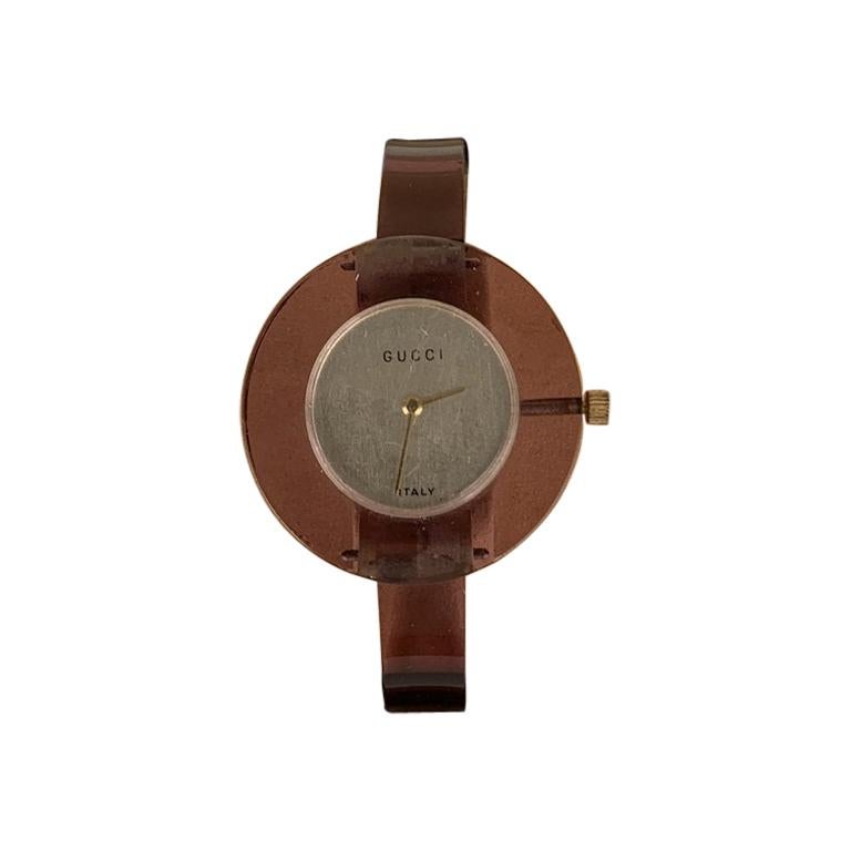 Gucci Plexiglass Fashion Ladies Watch