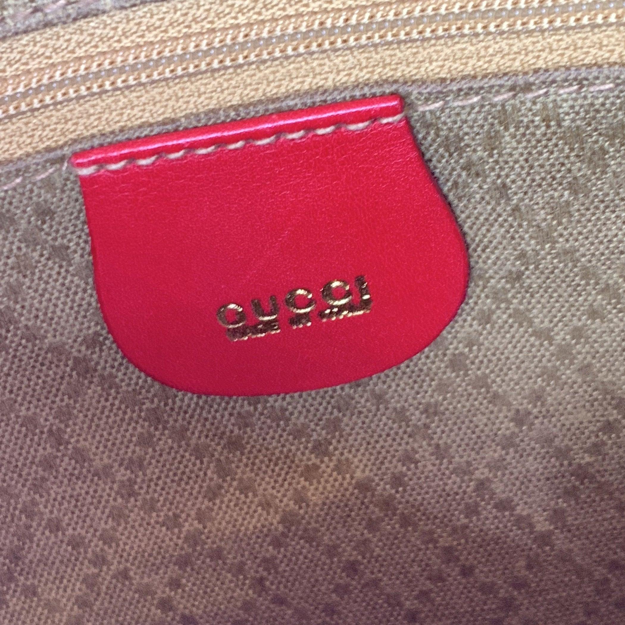 Gucci Vintage Red Suede Horsebit Backpack Sling Shoulder Bag 2