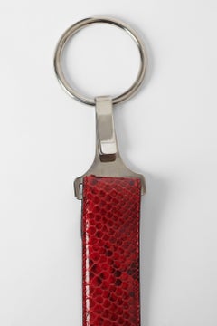 Gucci  Vintage S/S 1996 Runway Red Python Belt