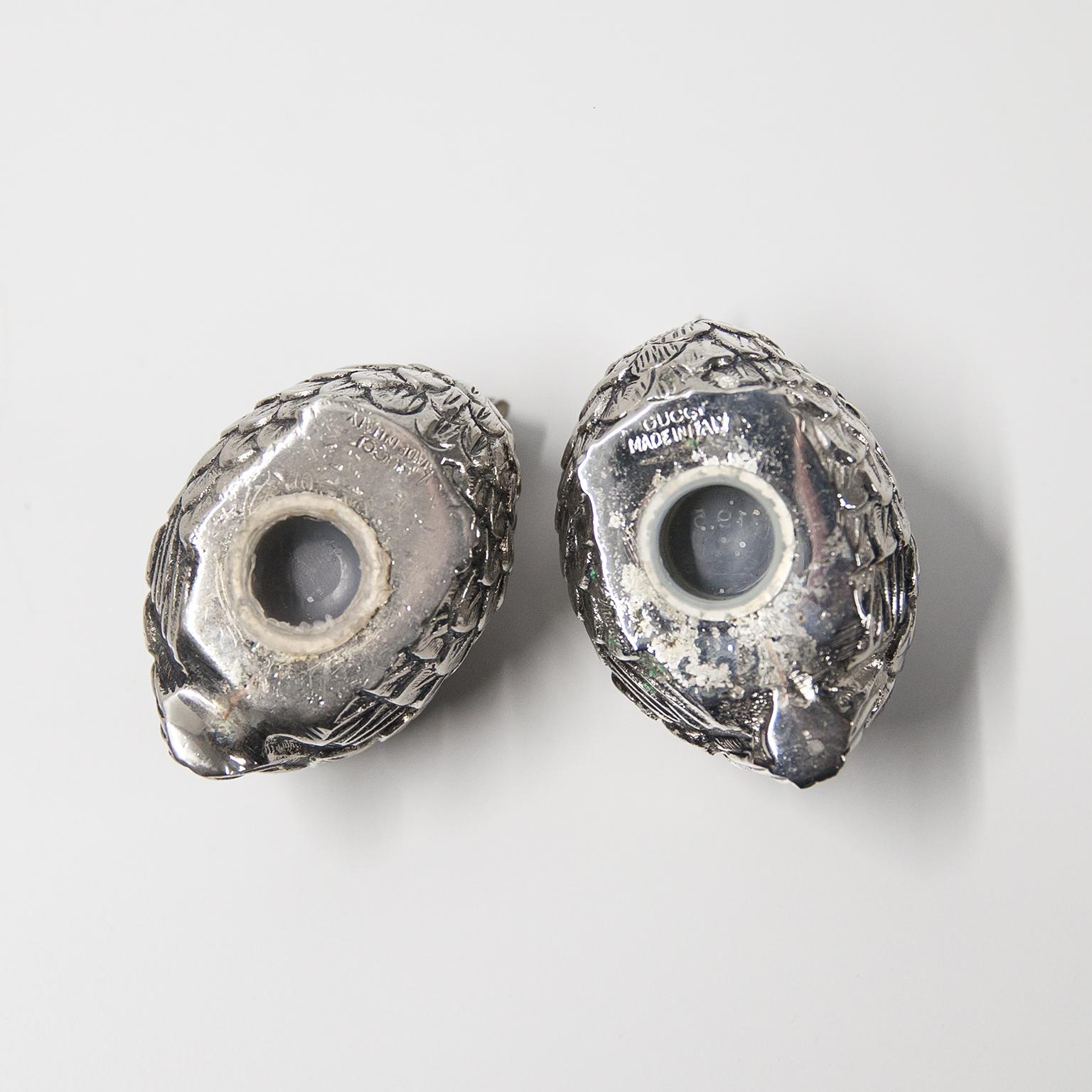Gucci Vintage Salt Pepper Quail 1970 Bon état à Munich, DE