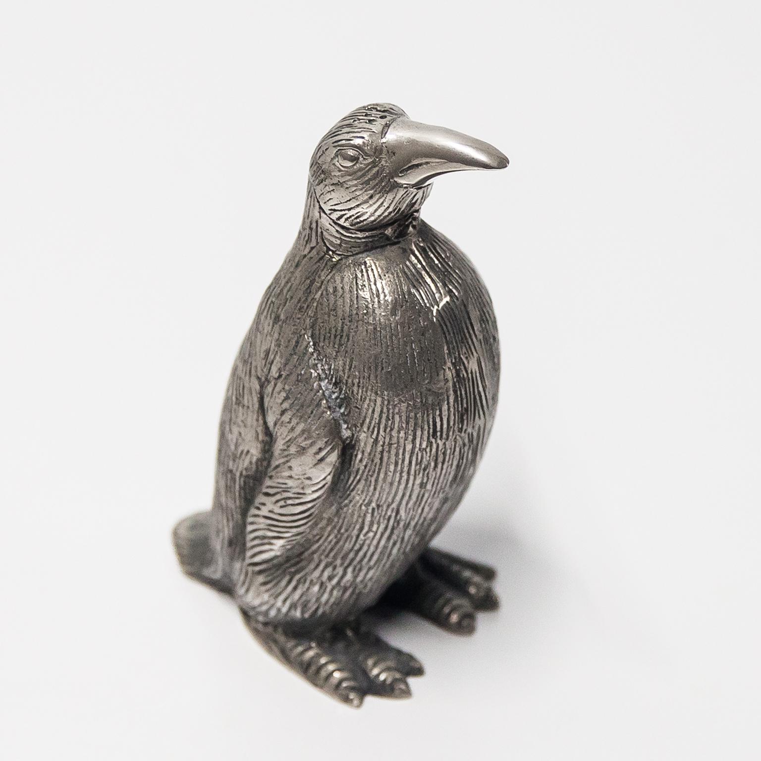 Gucci Vintage Salero Pimentero Pingüino Años 60 Italiano
