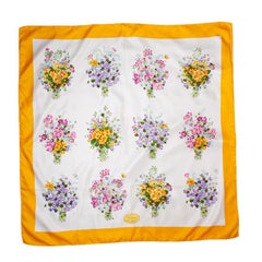 Gucci, Vintage scarf with floral print
