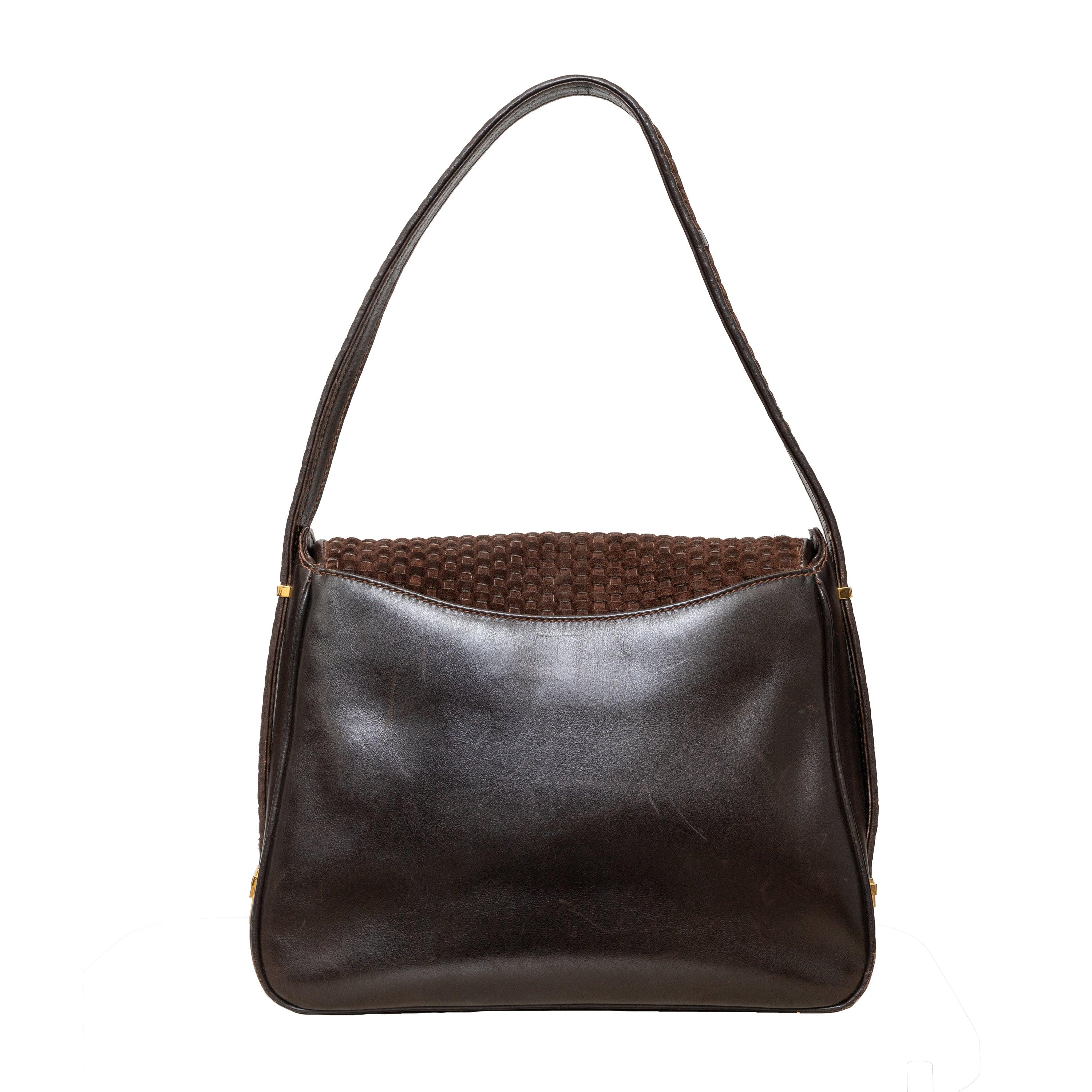 Black Gucci Vintage Shoulder Bag - '80s For Sale