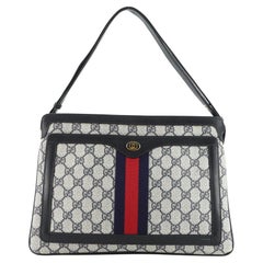Gucci Vintage Umhängetasche GG aus beschichtetem Segeltuch Medium