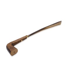 Gucci Vintage Signature Web Wood Handle Long Shoehorn