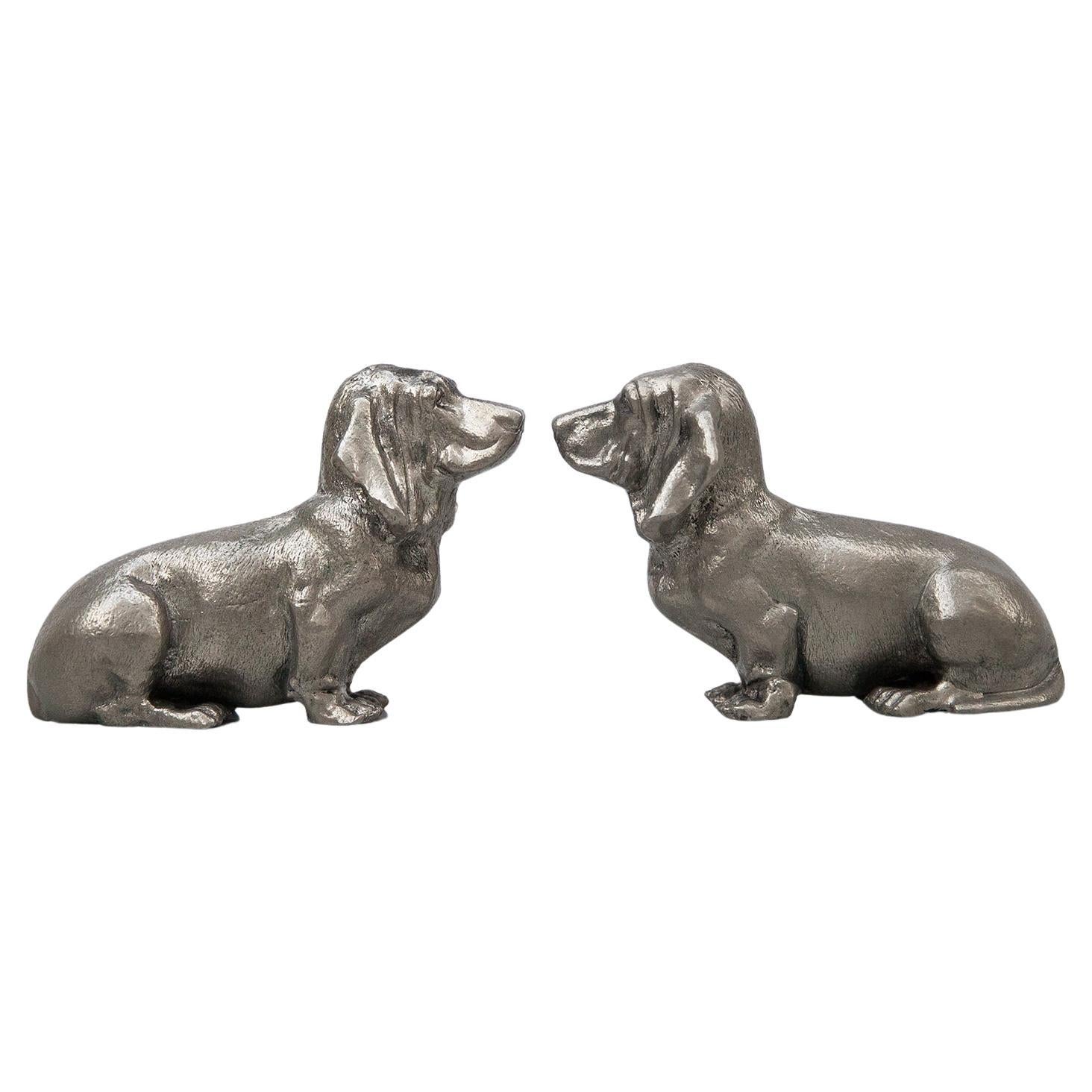 Gucci Vintage Silver Plated Basset, 1960s