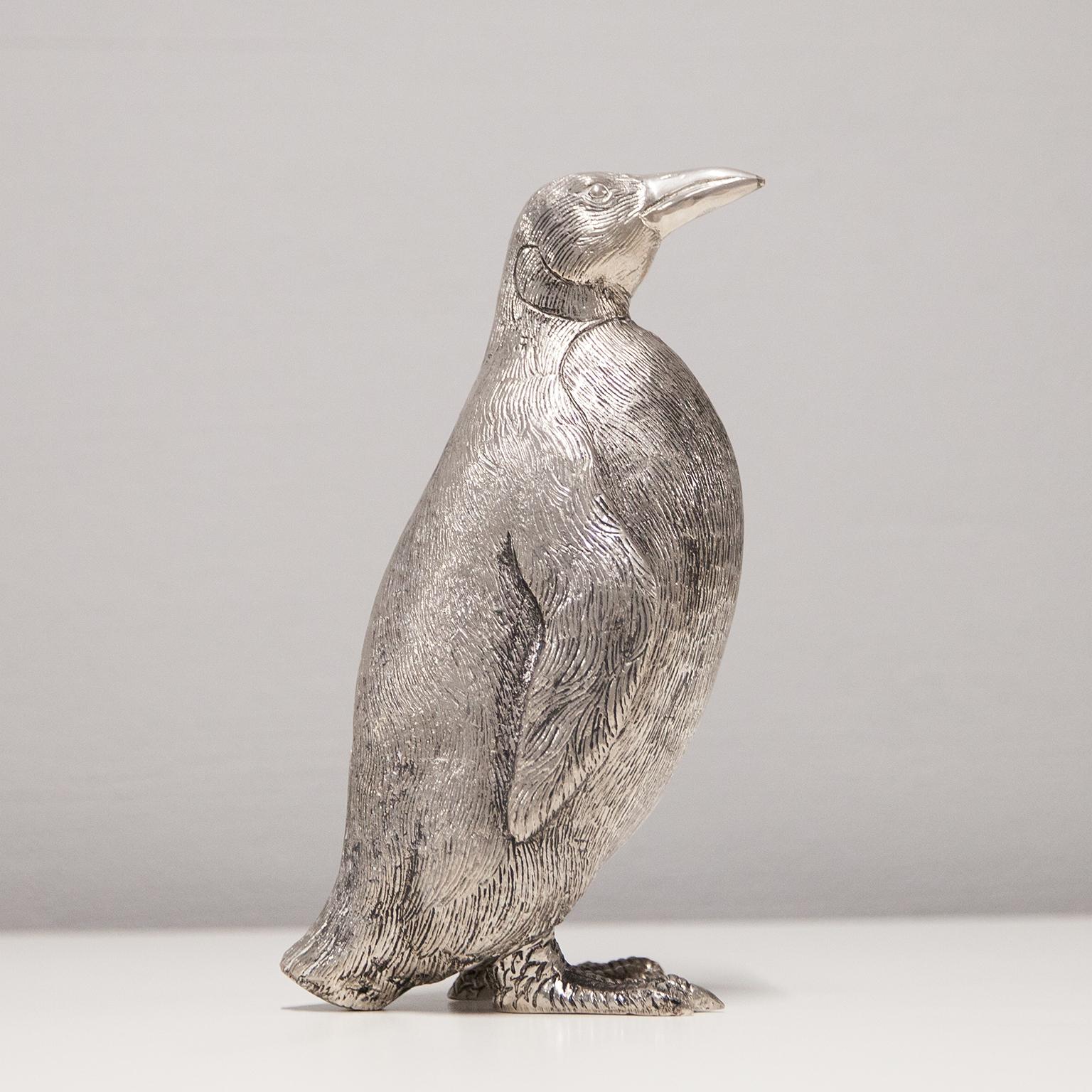penguin wire sculpture