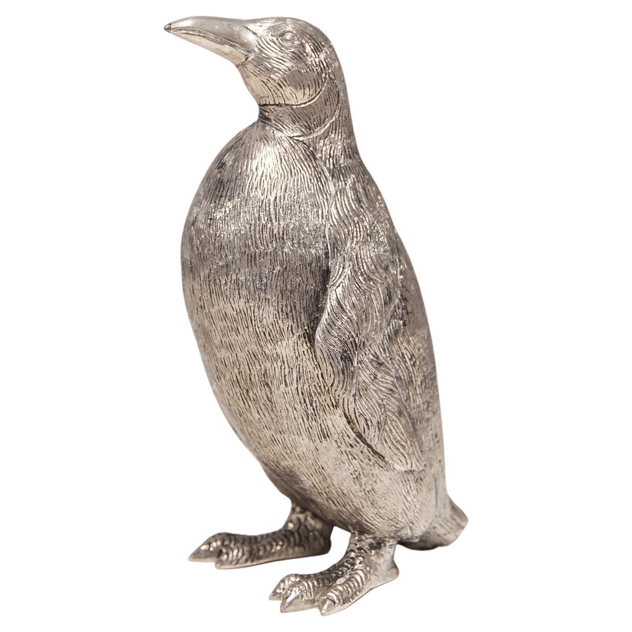 Gucci Vintage Silver Plated Penguin 1970s For Sale at 1stDibs