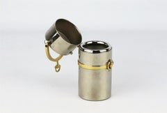 Gucci Vintage Silver Tone Cylinder Cigarette Case