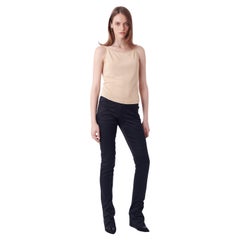 Gucci Vintage SS 1997 - Top beige con cinturino