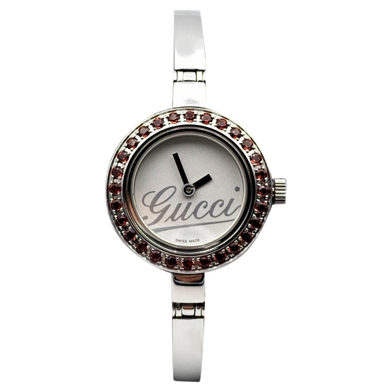 Gucci Bangle Watch - 5 For Sale on 1stDibs | gucci bangle watch silver, gucci  bracelet watch, bangle watch gucci