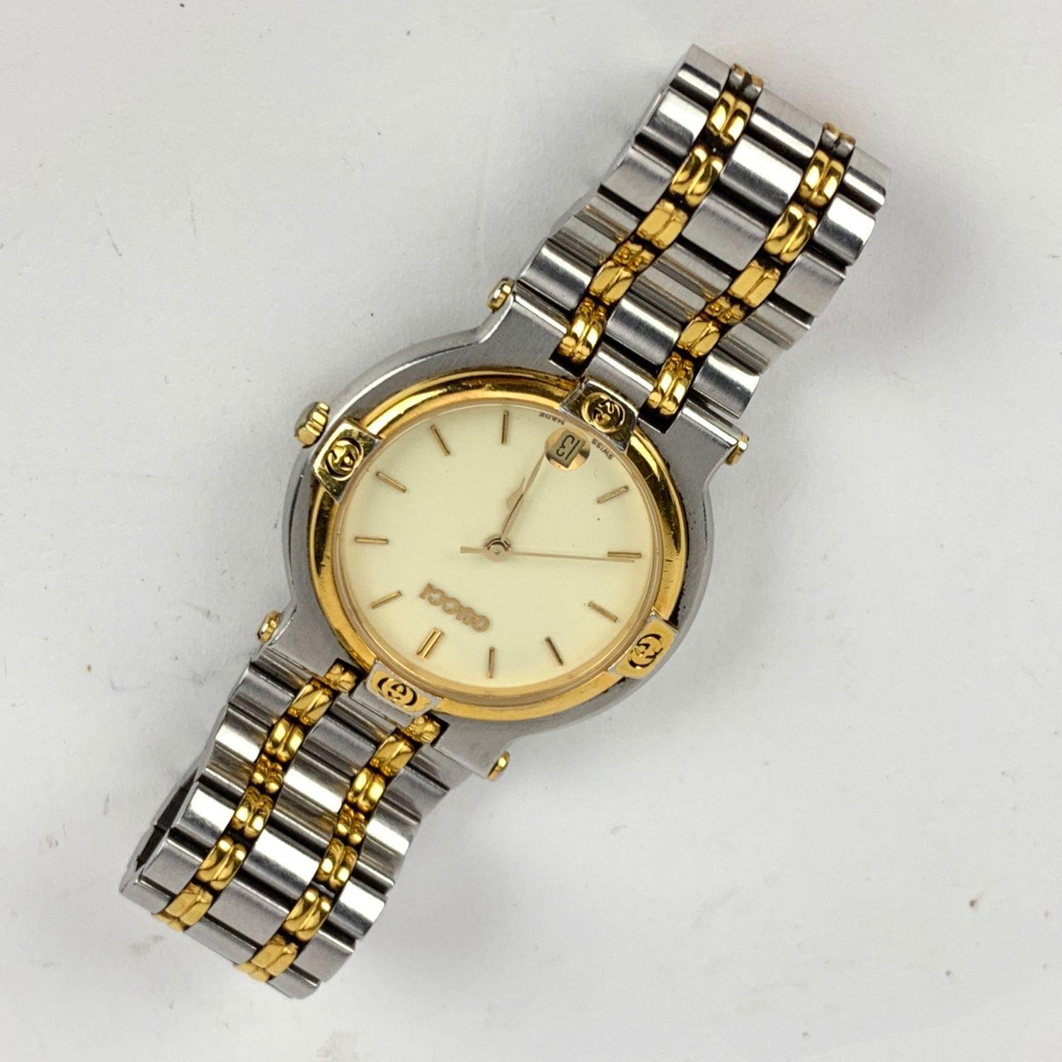 Women's Gucci Vintage Stainless Steel Mod 9000 M Unisex Wrist Watch