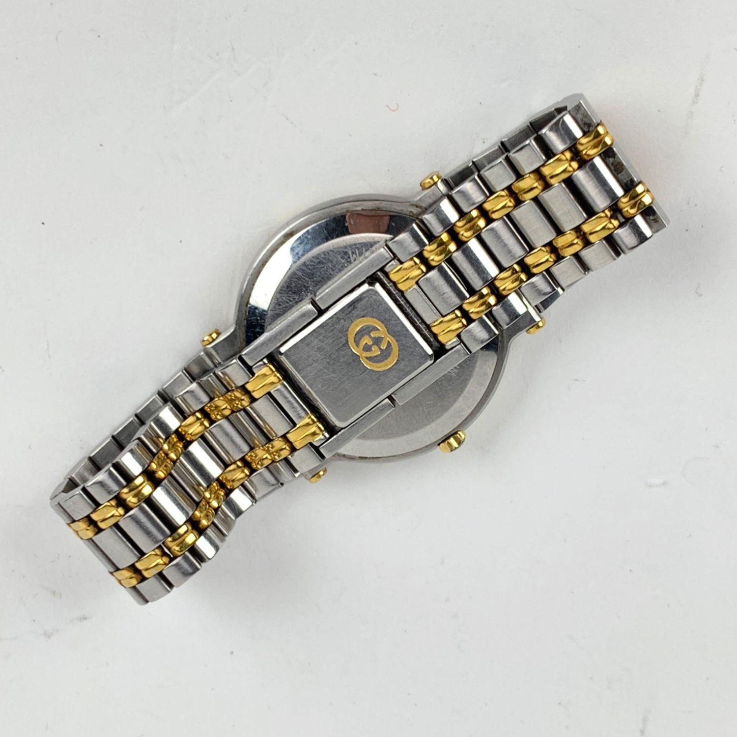 Gucci Vintage Stainless Steel Mod 9000 M Unisex Wrist Watch 1