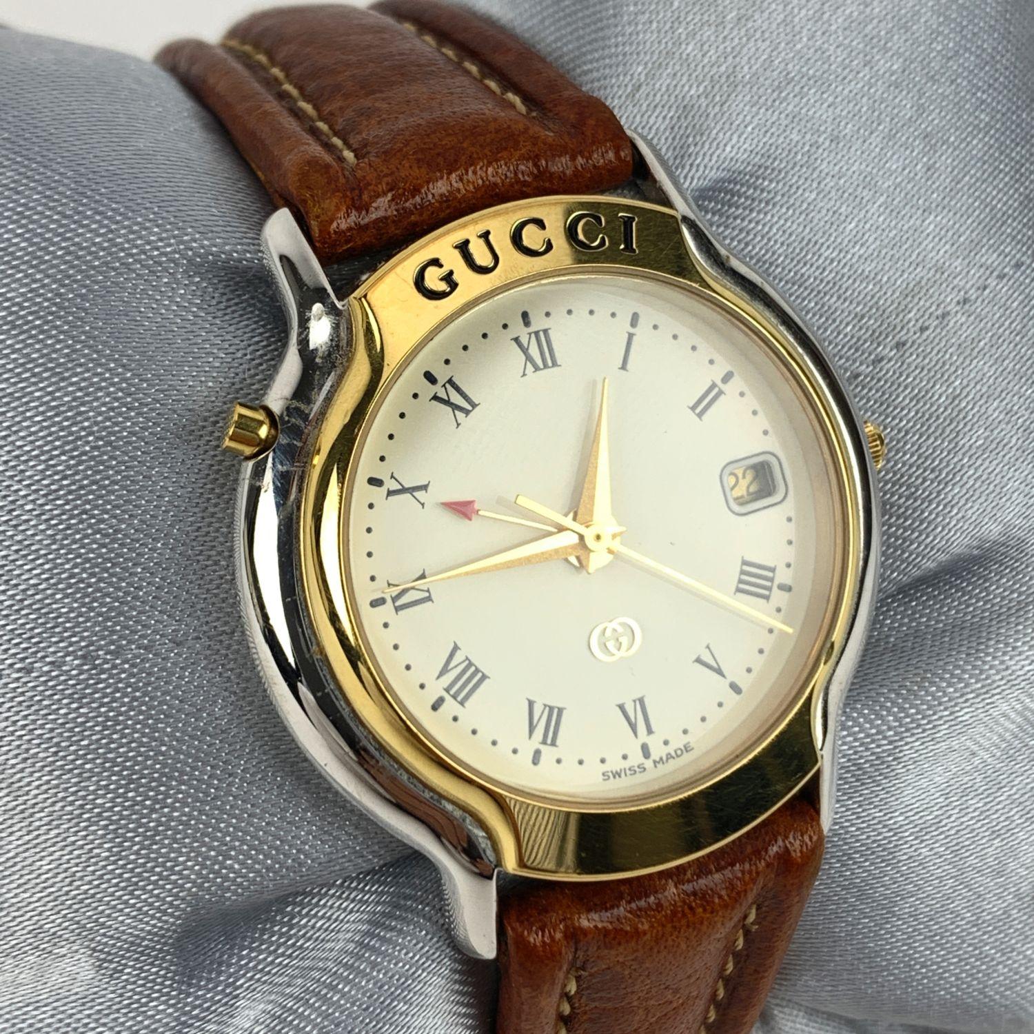 Gucci Vintage Stainless Steel Mondiale 8200 M Unisex Watch