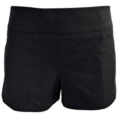 GUCCI - Vintage Stretch Cotton Black Shorts  Size 4US 36EU