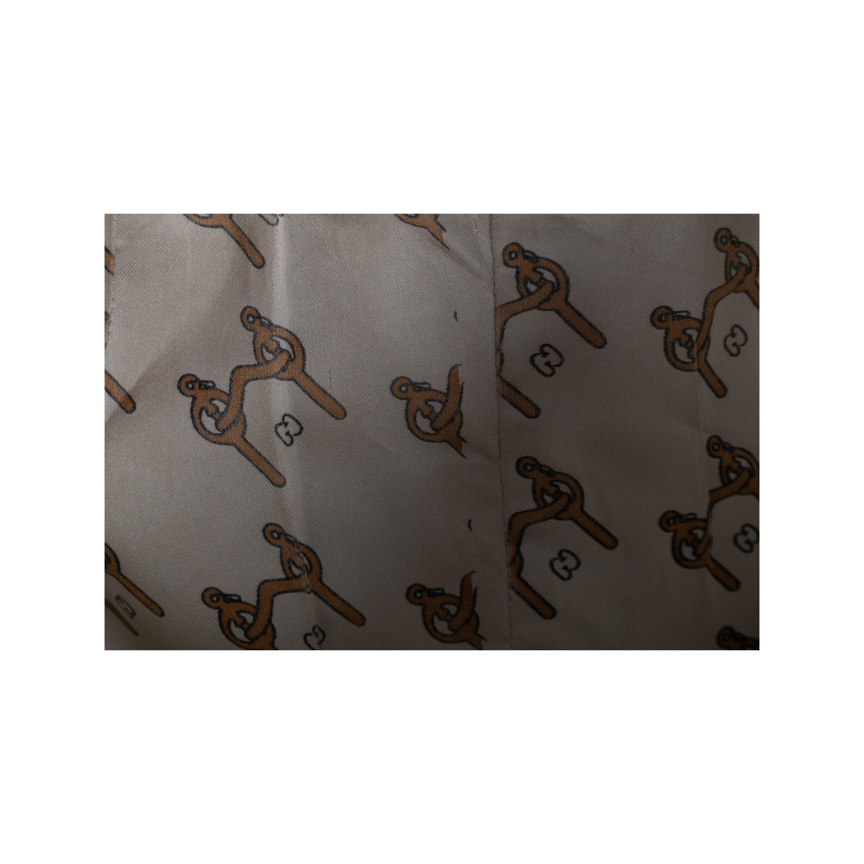 Brown Gucci Vintage Suede Long Jacket For Sale