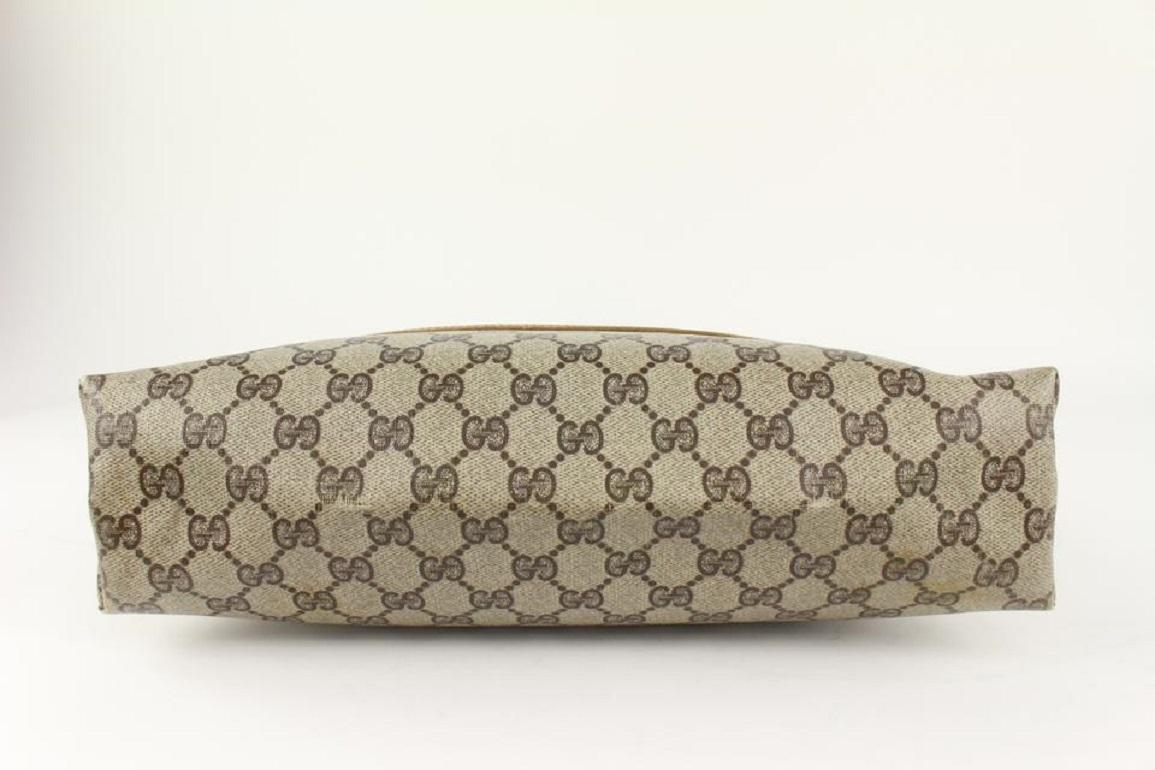 Women's Gucci Vintage Supreme GG Web Handle Shopper Tote Bag 1025g4