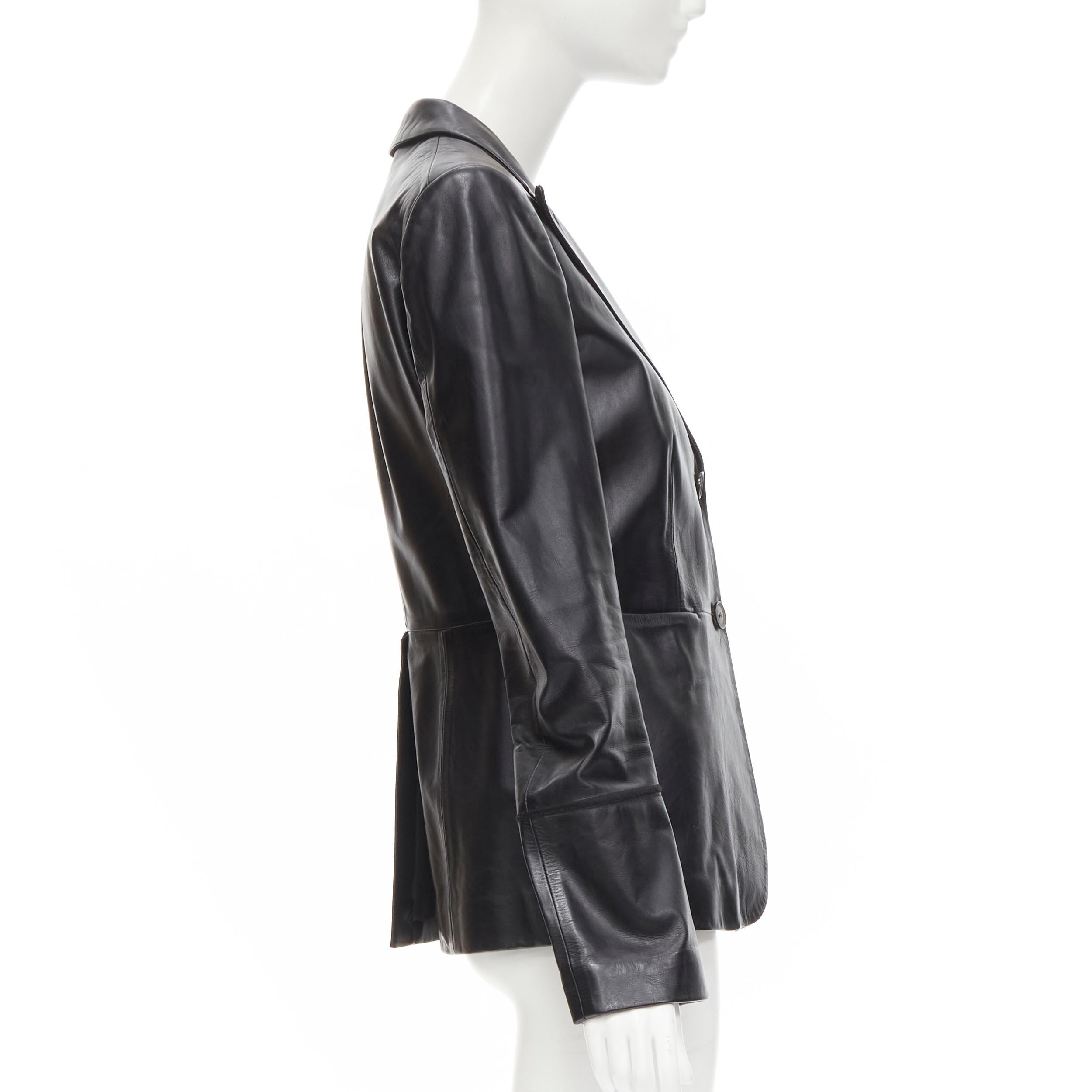 gucci vintage leather jacket