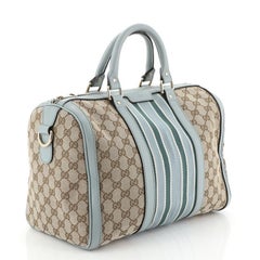Gucci Vintage Web Boston Bag GG Canvas Medium