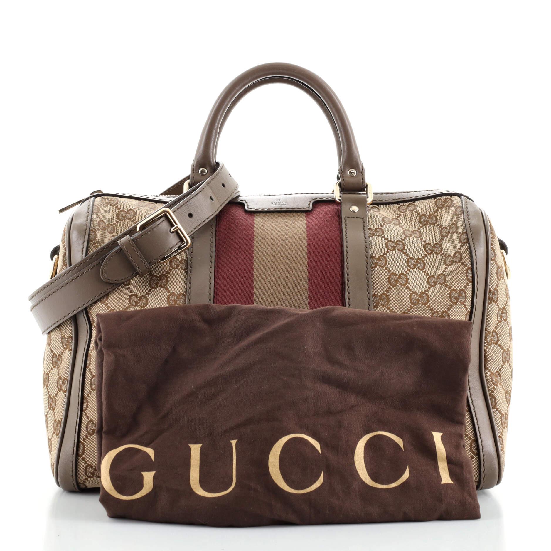 Gucci Vintage Web Boston Bag GG Canvas Medium at 1stDibs gucci 247205 247205 gucci boston bag gucci