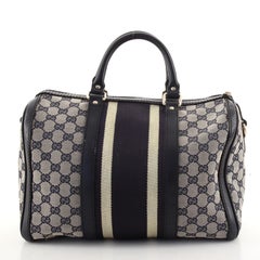 Gucci Vintage Web Boston Bag GG Canvas Medium