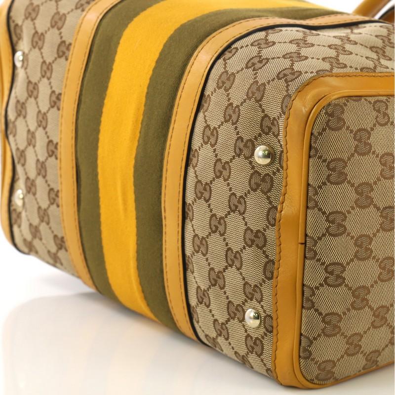 Gucci Vintage Web Boston Bag GG Canvas Medium 2