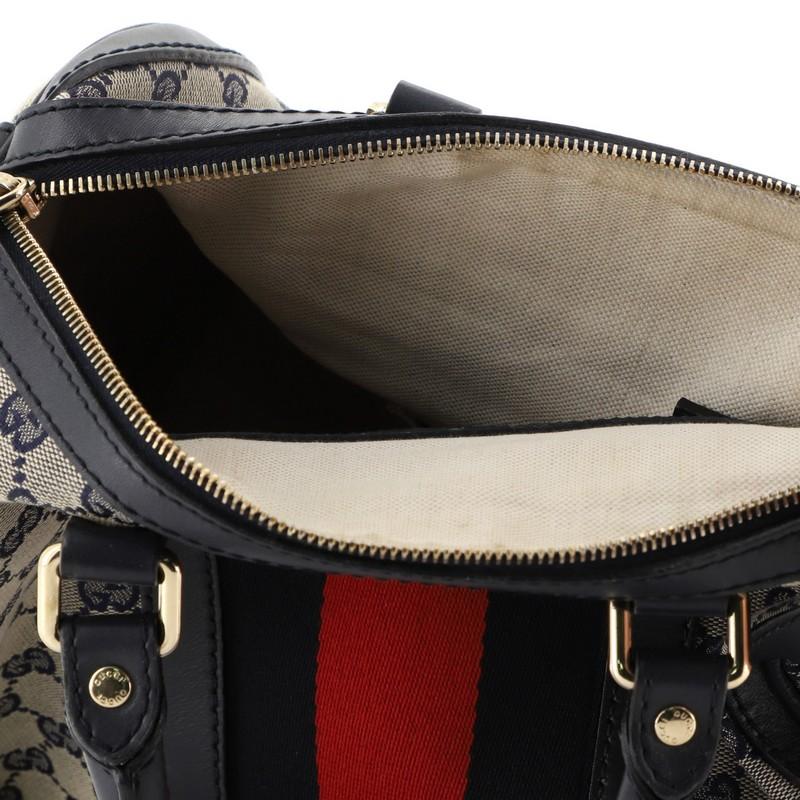 Women's or Men's Gucci Vintage Web Boston Bag GG Canvas Medium