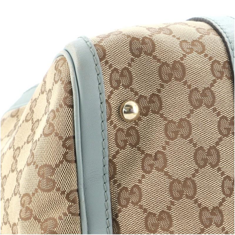 Gucci Vintage Web Boston Tasche GG Canvas Medium 2