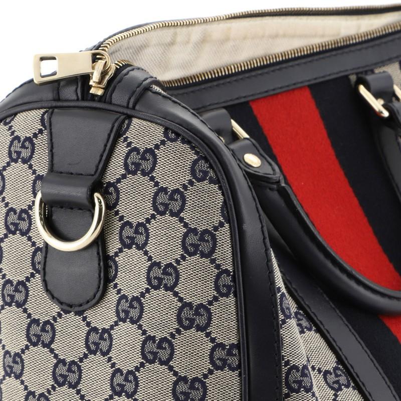 Gucci Vintage Web Boston Bag GG Canvas Medium 2