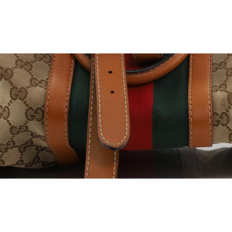 Gucci Vintage Web Boston Bag GG Canvas Medium 1