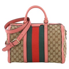 Gucci Vintage Web Boston Bag GG Canvas Medium