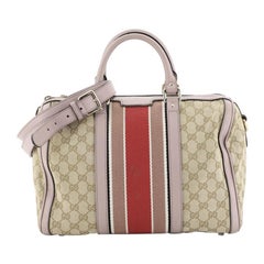 Gucci Vintage Web Boston Bag GG Canvas Medium