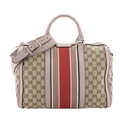 Gucci Vintage Web Boston Bag GG Canvas Medium