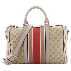 Gucci Vintage Web Boston Bag GG Canvas Medium
