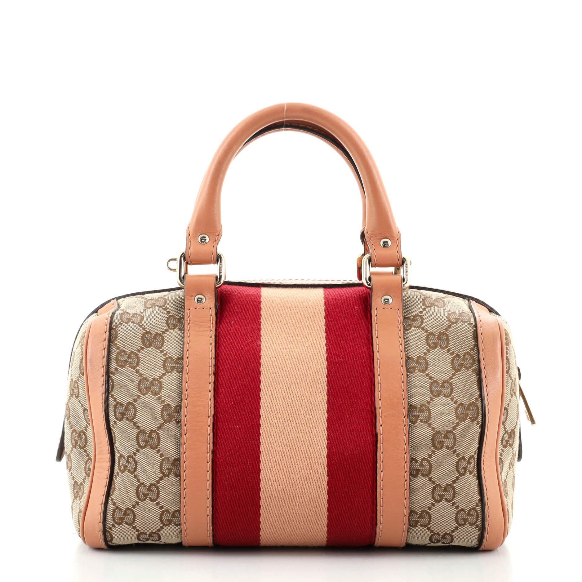 Gucci vintage web boston bag clearance