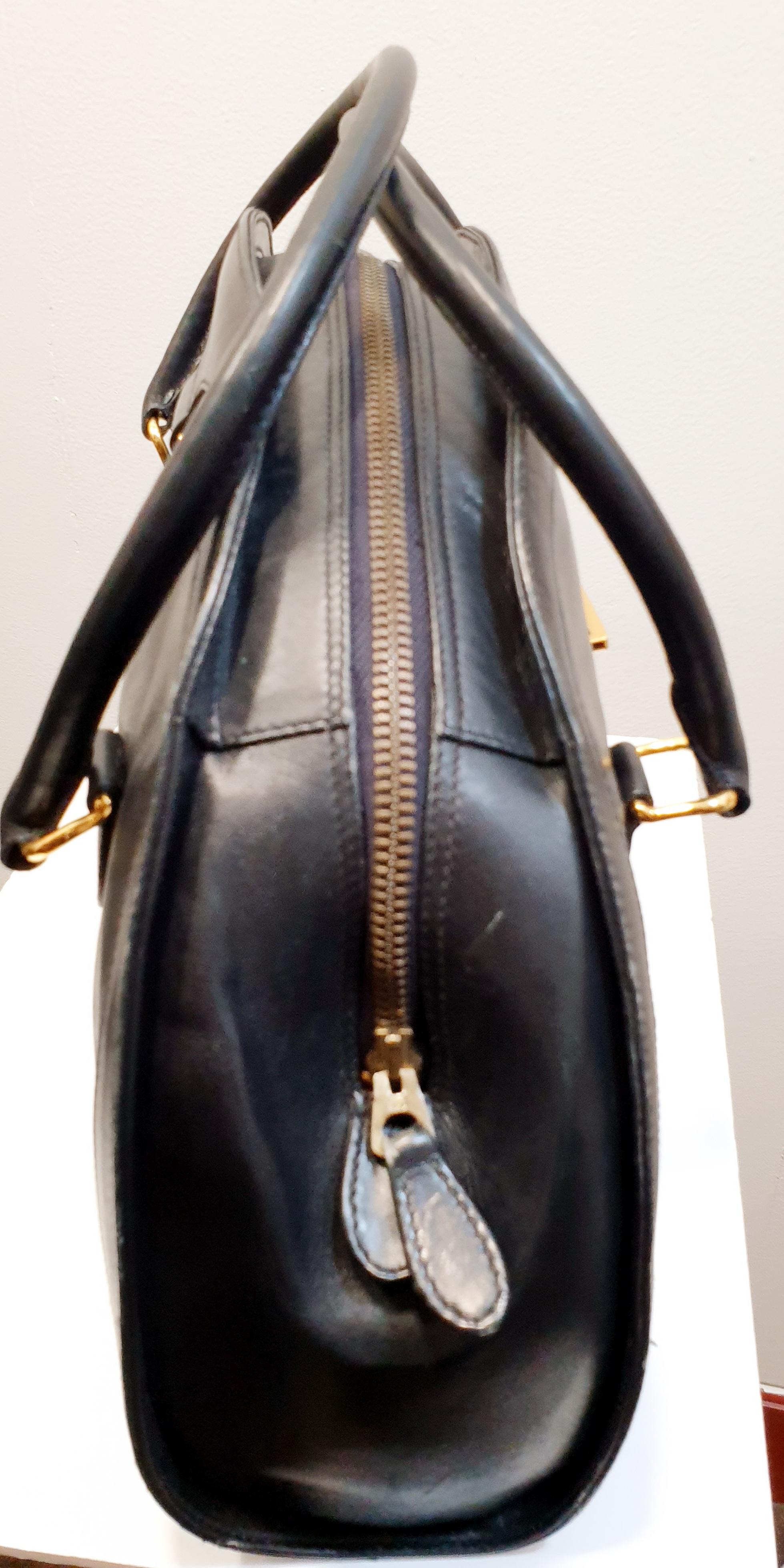 1960´s Gucci Vintage Web Boston Black Leather Bag at 1stDibs | gucci ...
