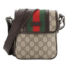 Gucci Vintage Web Crossbody Bag GG Coated Canvas Mini