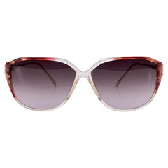 Gucci Vintage White and Brown Gradient Sunglasses GG 2189 130mm