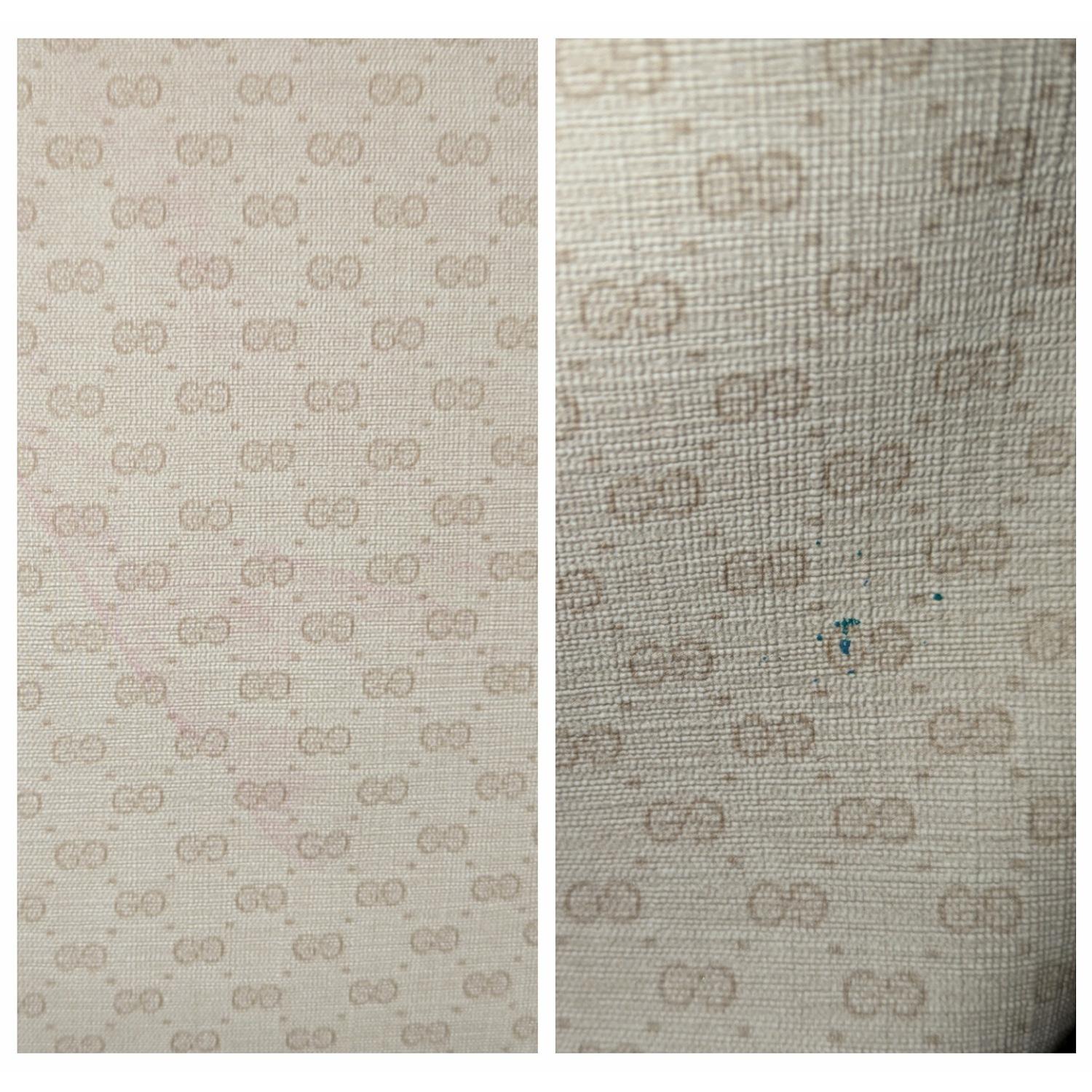 Gucci Vintage White Micro GG Tote 5