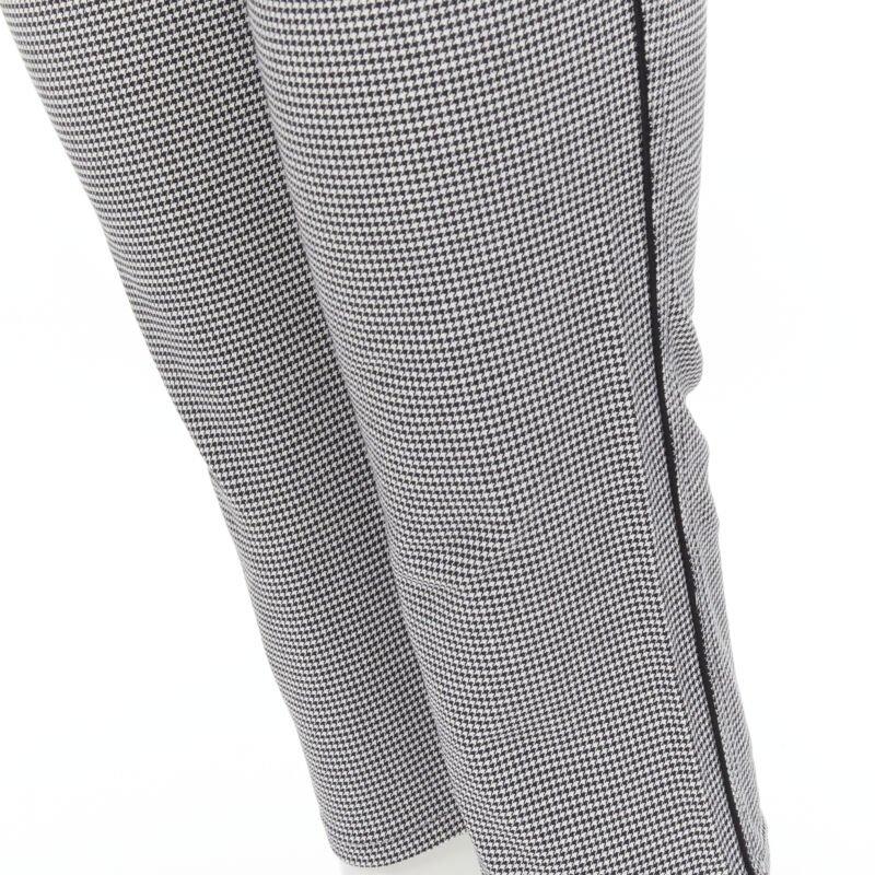 GUCCI Vintage Y2K nero pied de poule 5 tasche al ginocchio pantaloni cropped IT38 XS in vendita 3
