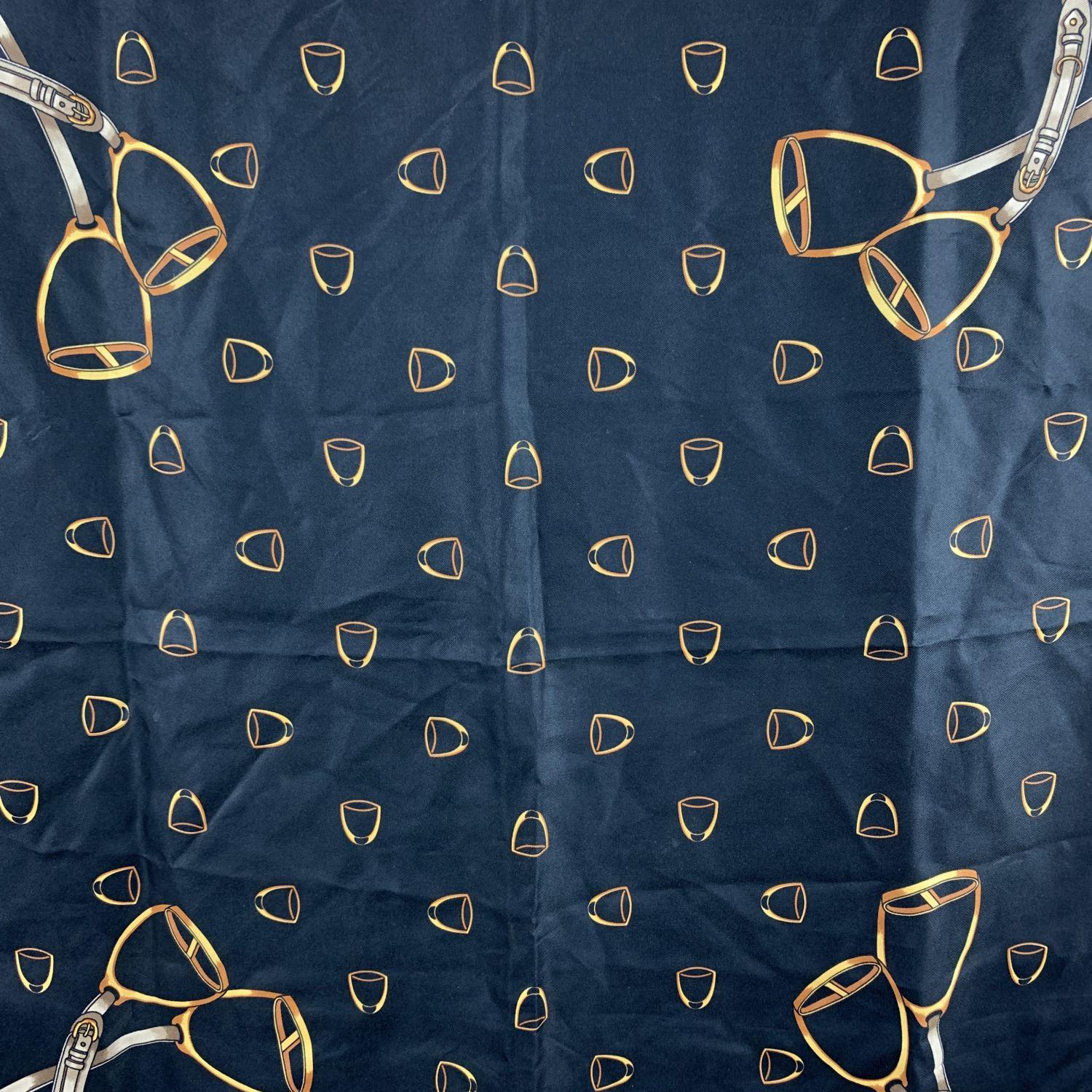 Vintage GUCCI silk scarf with equestrian-themed print. Main colors are brown and yellow. 100% silk. Composition tag is still attached, Approx. measurements 26.5 x 27.5 inches - 67.5 X 70 cm.



Details

MATERIAL: Silk

COLOR: Brown

MODEL: