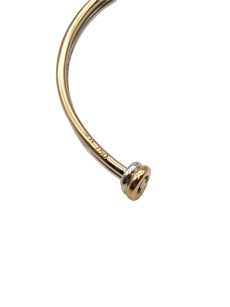 Gucci Vintage Yellow Gold and 925 Silver Knot Bracelet at 1stDibs gucci knot bracelet