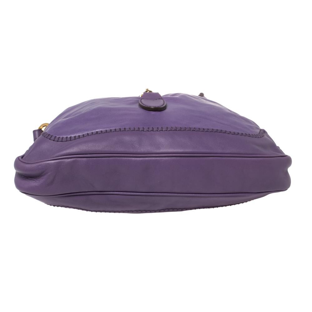 Gucci Violet Leather New Jackie Hobo 7