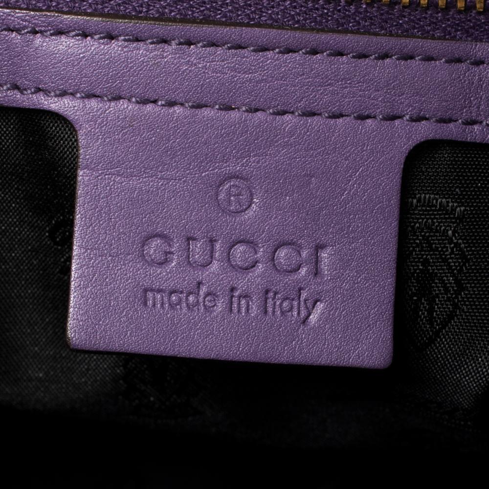 Gucci Violet Leather New Jackie Hobo 1