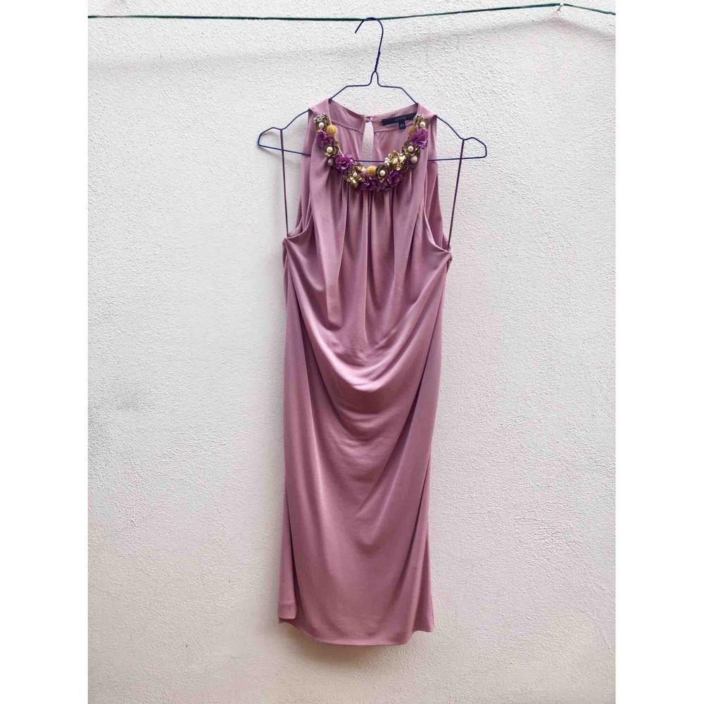Gucci Viscose Mid-Length Dress in Pink In Good Condition In Carnate, IT