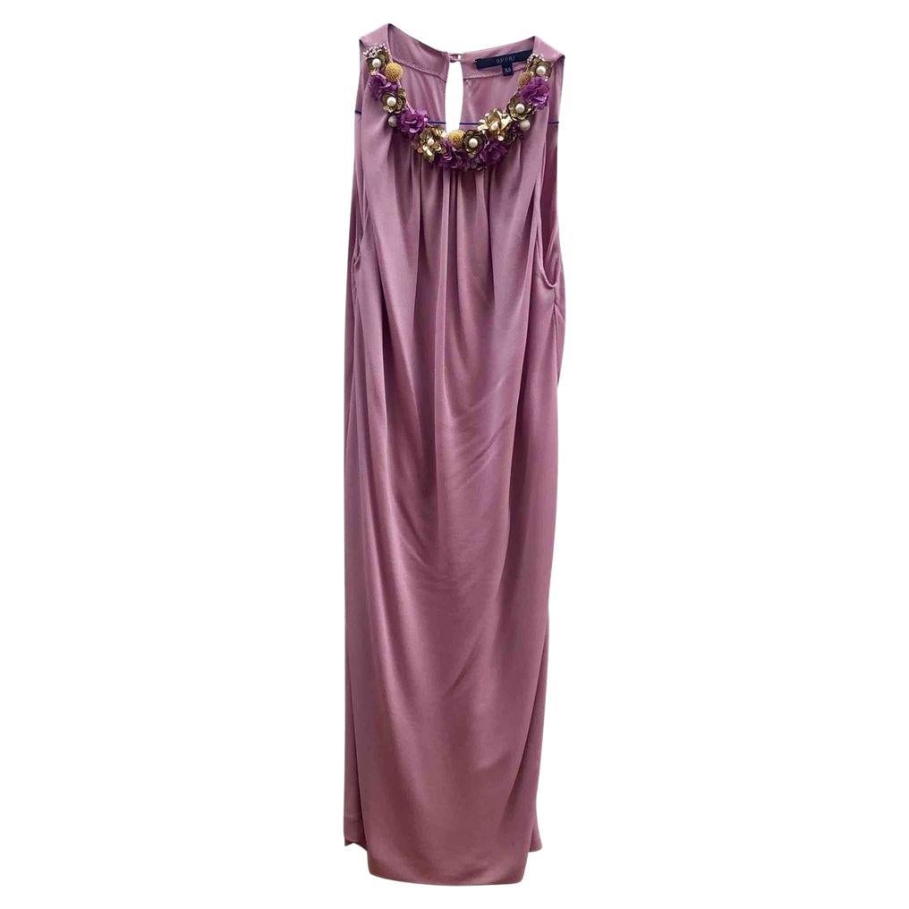 Gucci Viscose Mid-Length Dress in Pink