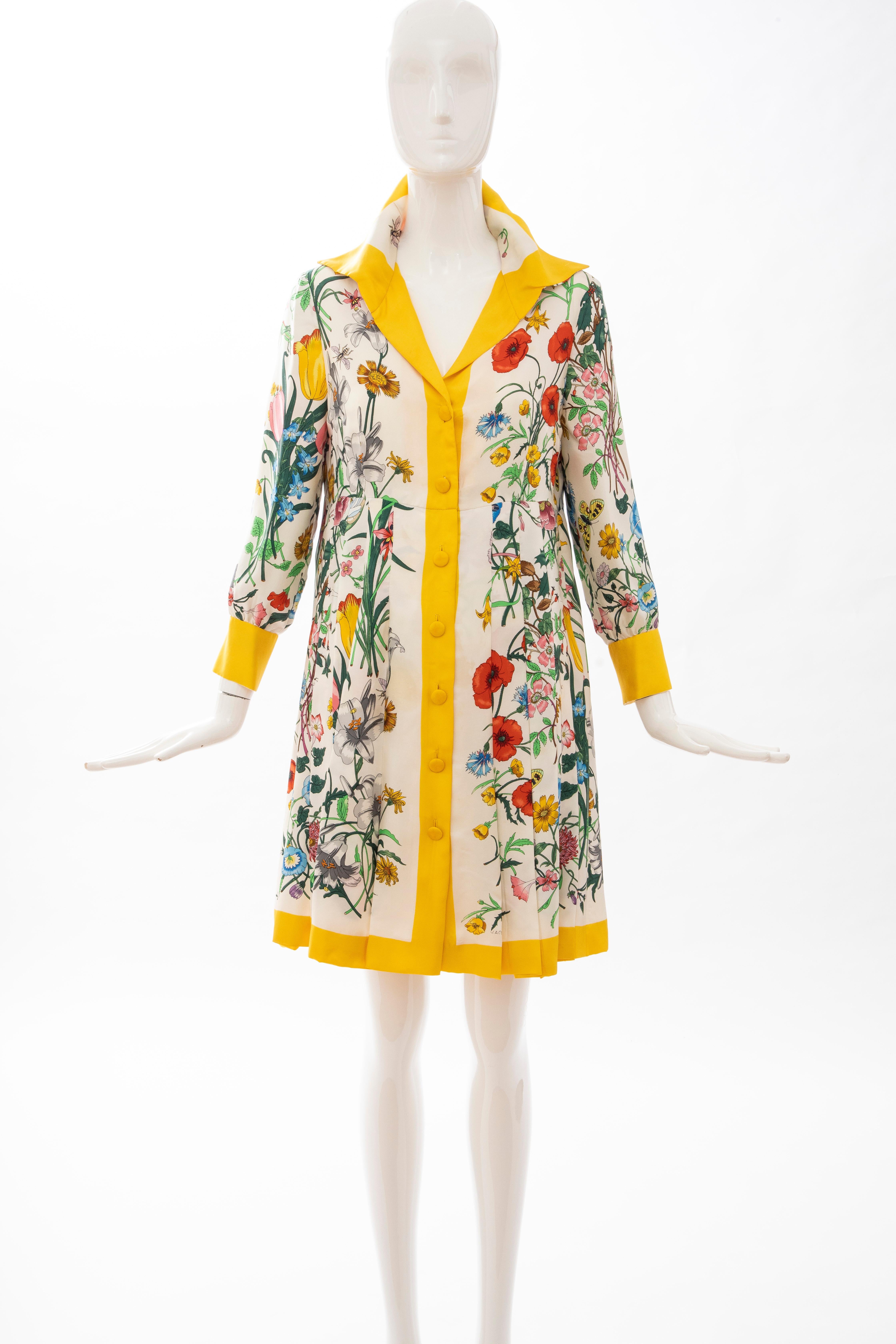 Gucci silk dress top