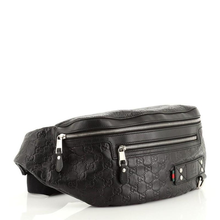 Gucci Waist Bag Guccissima Leather Large at 1stDibs