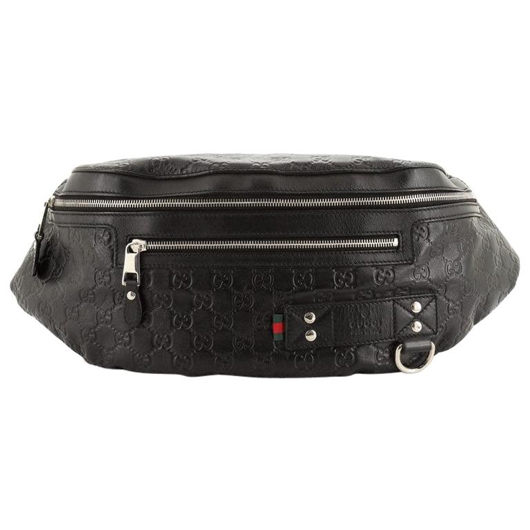 Gucci Waist Bag Guccissima Leather Large at 1stDibs