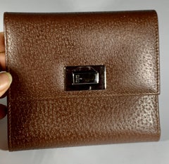 GUCCI   Wallet Browns Leather 1210703 Made in Italy Excellent Condition